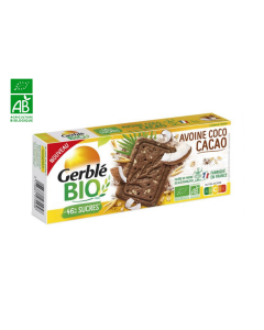 Biscuits Avoine Coco Cacao BIO (132gr) | GERBLE BIO