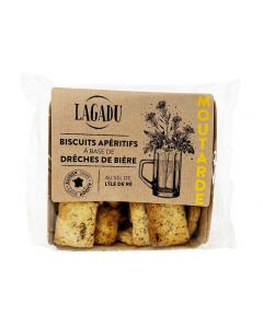 Biscuits Apéritif Drêche Moutarde (90gr) | LAGADU