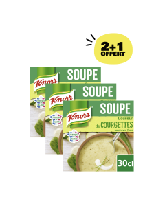Lot Soupe Courgette Chèvre Frais Douceur (3*30cl) | KNORR