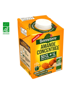 Lait Végétal Amande Concentré BIO (50cl) | BONNETERRE