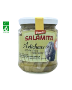 Artichauts En Huile d'Olive E.V. Demeter BIO (190gr) | SALAMITA