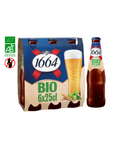 Bières Blondes 5,5° BIO (6*25cl) | 1664