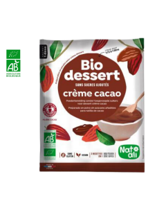 BIO Dessert Preparation Pour Creme Cacao Chocolat BIO 45G NATALI