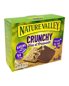 Biscuits Avoine Chocolat Au Lait Crunchy (140gr) | NATURE VALLEY