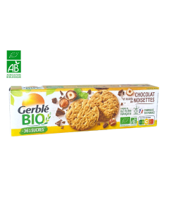 Biscuits Sablés Chocolat Noisette BIO (125gr) | GERBLE