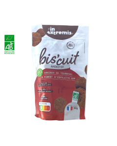 Biscuits Apéritif Tournesol Et Piment Espelette BIO (117gr) | IN EXTREMIS