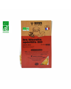 Biscuits Apéritifs Pizza BIO (100gr) | NOUS