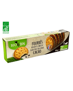 Biscuits Fourrés Cacao BIO (185gr) | BIO AL BON