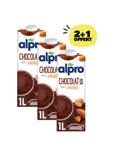 Lot Boisson Amande Chocolat Noir (3*1L) | ALPRO