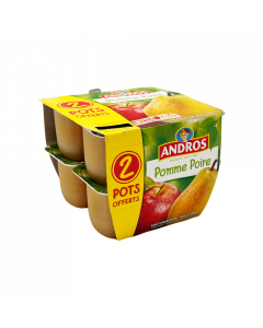 Compotes Pomme Poire (8*100gr) | ANDROS