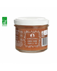 Compote De Pomme Cannelle Bio 110G Les Delices De Noemie