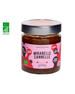 Confiture Mirabelle Et Cannelle BIO 220G LES DELICES DE LOGRESSE
