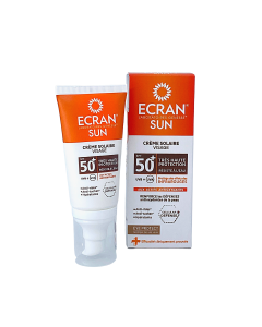 Crème Solaire Visage SPF50 (50ml) | ECRAN SUN