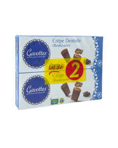 Crêpes Dentelle Chocolat Lait (2*90gr) | GAVOTTES