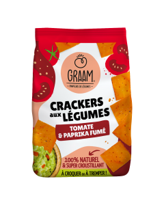 Crackers Tomate Et Paprika Fumé (90gr) | GRAAM