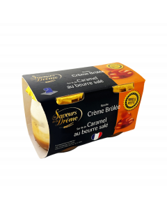 Crème Brulée Saveur Caramel (2*120gr) | SAVEUR DE LA DROME