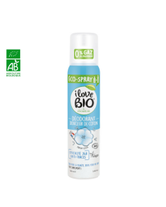 Déodorant Eco Spray Douceur Coton BIO (100ml) | I LOVE BIO