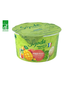 Dessert Végétal Mangue Pêche BIO (150gr) | SOJADE