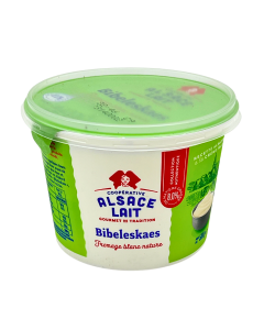 Fromage Blanc Bibeleskaes 8% (500gr) | ALSACE LAIT