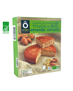 Gâteau Moelleux Amandes Sarrasin BIO (145gr) | HAPPY GO