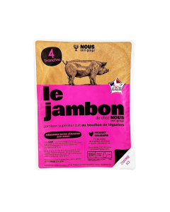 Jambon Cuit Supérieur VPF 4 tranches (150gr) | NOUS
