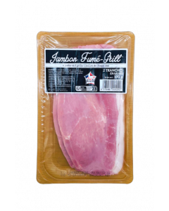 Jambon Fumé Grill 2 Tranches (190gr) | PETITGAS