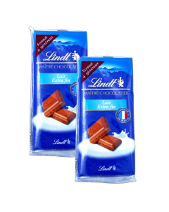 Lot 2 Tablettes Chocolat Au Lait Extra Fin (6*110gr) | LINDT