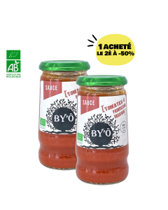 Lot Sauce Tomate Parmesan BIO (2*345gr) | BY'O