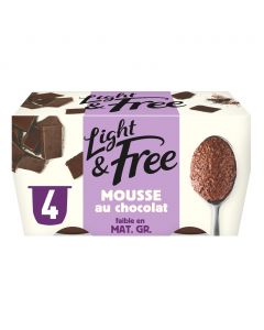Mousse Chocolat (4*60gr) | LIGHT AND FREE