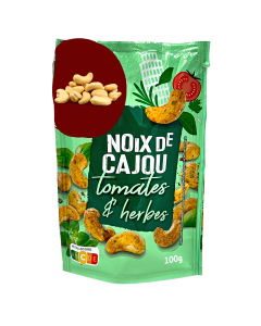 Noix De Cajou Tomate Et Herbe (100gr) | MARQUE DISTRIBUTEUR