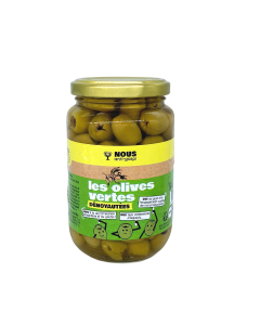 Olives Vertes Dénoyautées (160gr) | NOUS