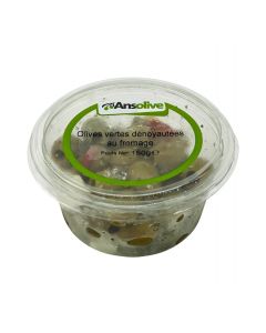 Olives Vertes Au Fromage (150gr) | ANSOLIVE