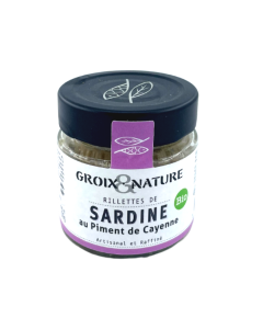 Rillette Sardine Piment Cayenne (100gr) | GROIX & NATURE