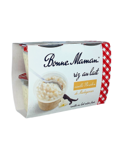 Riz Au Lait Vanille (4*100gr) | BONNE MAMAN