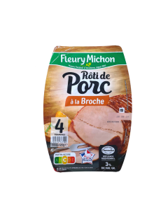 Roti Porc A La Broche 4 Tranches (120gr) | FLEURY MICHON