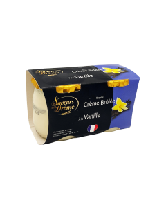 Crème Brulée Saveur Vanille (2*120gr) | SAVEUR DE LA DROME