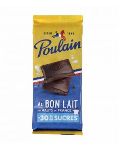 Tablette Chocolat Lait -30% de sucre (2*85gr) | POULAIN