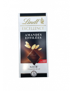 Tablette Chocolat Noir Amandes Effilées (100gr) | LINDT