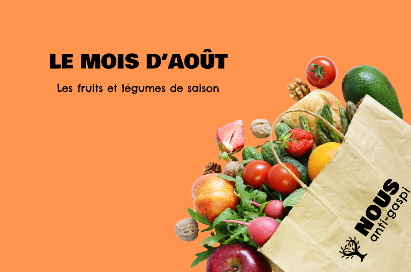 Août, guide des fruits et légumes de saison