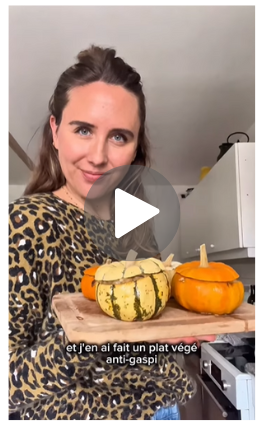 Courges farcies au risotto de champignons